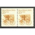 2136 25c Bread Wagon Fine MNH Dry Gum CNP Left ...