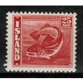 1939-45 Iceland - Fish - Sc# 224b Mint og 25 au...