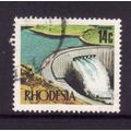 RHODESIA 1970 SG 446a 14c KARIBA DAM FINE USED#