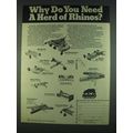 1978 Rhino Ad - Windrower, Rear Blade, Chisel Plows