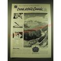 1951 Canadian National Railways Ad - Cross scenic Canada