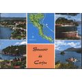 Greece Postcard 1974 - Souviner de Corfou