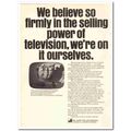 JOHN BLAIR COMPANY 1973 selling power televisio...