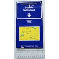 1989 Kummerly & Frey Touring Club Suisse map Sw...