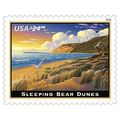 Sleeping Bear Dunes $24.70 Express Mail Single ...