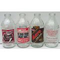 Vintage advertising Milk Bottles 1980's x 4 M9