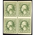 531, Mint HR/NH Line Block of Four SCV $70.00 *...