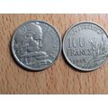 France Republic 1954B 100 Francs Coin