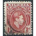 Nigeria 1938 SG50 1d Carmine Fine Used ... .