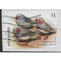 AUS 2018 $1.00 (S/A) 'BIRDS -FINCHES -ZEBRA' ON...