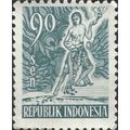 INDONESIA, Spirit of Indonesia, blue grey 1953,...