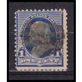 Used 219 1c Benjamin Franklin Average Plus RA0646