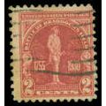 Used 688 2c Battle of Braddock Barely Clears M0...