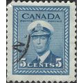 CANADA, King George VI Naval uniform, blue 1942, 5c, #4