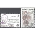 Andorra Español 1985 Michel 181 - 182 Neuf ** C...