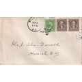 United States 1932 Washington DC-Hoosick NY Cov...
