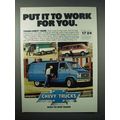 1980 Chevy Van Ad - Put it To Work For You