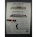 1997 American Express SkyGuide Ad - All Major Flights