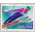 POLAND, OLYMPICS, Innsbruck Ski Jump, blue 1976...