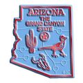 Arizona the Grand Canyon State Map Fridge Magnet