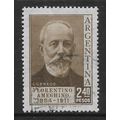 ARGENTINE REP 1956 2p.40 BROWN FLORENTINO AMEGH...