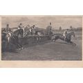 The Steeplechase Antique British Horse Race Rac...