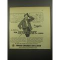 1956 TCA Trans-Canada Air Lines Advertisement - She insists on TCA Viscount