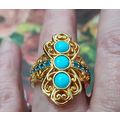 Arizona Sleeping Beauty Turquoise Neon Apatite ...