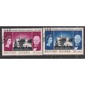 British Guiana 1965 QE2 Set Churchill used SG 3...