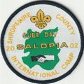 Scout Badge UK International Camp - Salopia 200...
