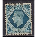 GB 1939 KGV1 10d Turquoise Blue SG 474.(B79 )