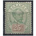 Sarawak 1888 SG18 25c Green & Brown Mounted Min...