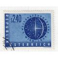 1956 AUSTRIA sg1283 2.40s BLUE FINE USED (GAP1)