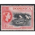 Dominica, 1954 1c QEII, SG 141 (Scott #143), mi...