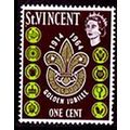 St. Vincent 1964 Golden Jubilee 1c MNH Stamp