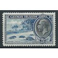 Cayman Islands 1935 SG101 2 1/2d Blue & Black M...
