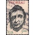 USA, PEOPLE, Henry David Thoreau, red 1967, 5c