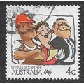 AUS 1988 4c 'LIVING TOGETHER - TRADE UNIONS' FI...