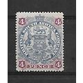 Rhodesia.SG70 4d Ultramarine and Claret.Mounted...