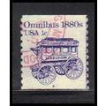 Used 1897 1c Omnibus Fine CNS 6 PA5503