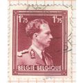 Belgium 1951 - 1.75fr - King Leopold 111 - used
