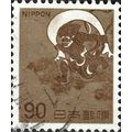 JAPAN, God of the wind, Sotatsu Yawaraya, brown...
