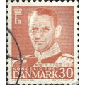 DENMARK, King Frederick IX, brown 1950, 30ore, #4