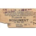 L.M.S.R. Edmondson Ticket - Plaistow to Monument