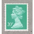 X959 20p Turquoise-green Unmounted Mint GB Machin