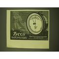 1918 Taylor Instrument Tycos Barometers Ad - Pl...