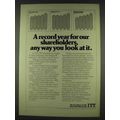 1978 ITT International Telephone and Telegraph Ad