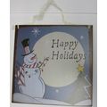 Happy Holidays Metal Hanging Sign