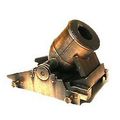 Miniature Civil War Bronze Mortar