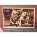 a BIRTHDAY WISH .used vintage postcard RP 1928 ...